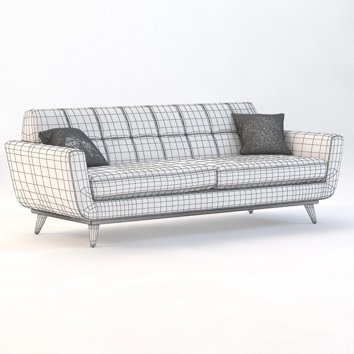 Joybird Hughes Sofa 3D model_2