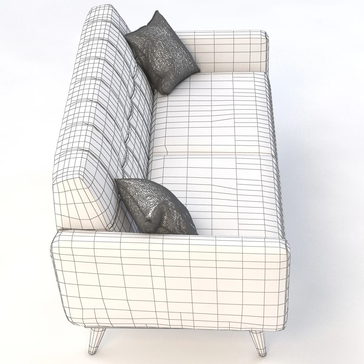 Joybird Hughes Sofa 3D model_4