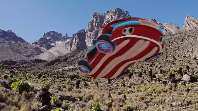 A Scifi Hover Car 3D model