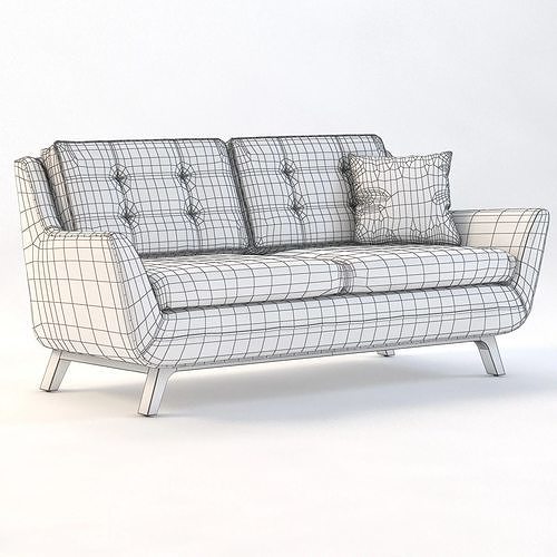 Joybird Eastwood Two Seater 3D model 2