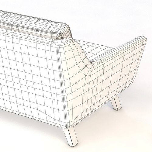 Joybird Eastwood Two Seater 3D model 5