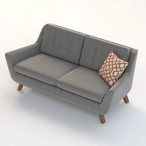 Joybird Eastwood Two Seater 3D model 7