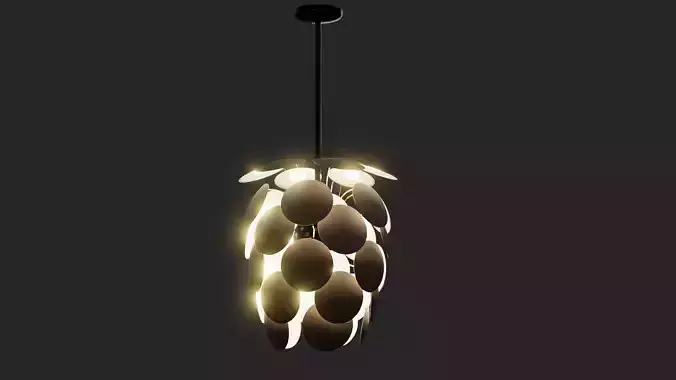 Pinecone Chandelier