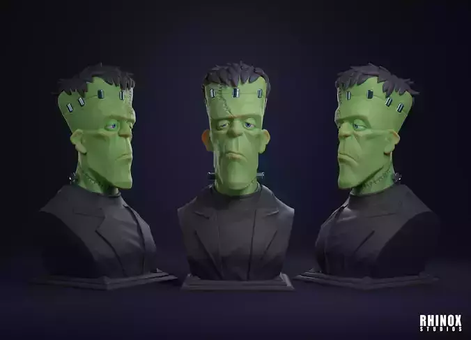 Busto frankenstein 3D print model