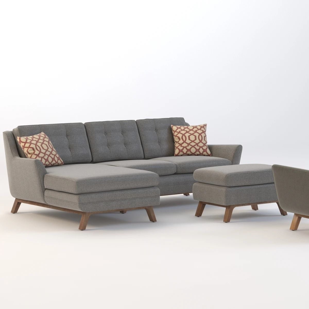 Joybird Eastwood Sofa Set 3D model_1