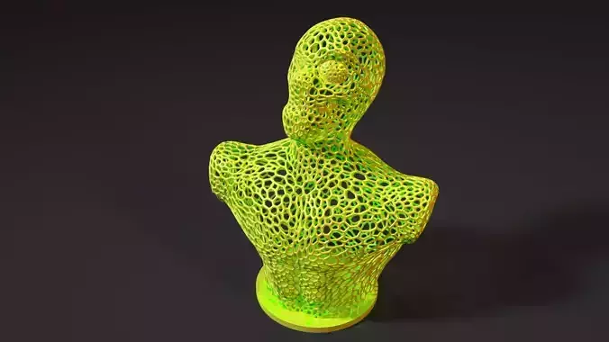 Zombie torso 3D print model