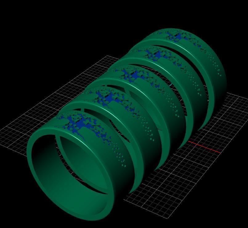 Rings Tree 3D print model_9