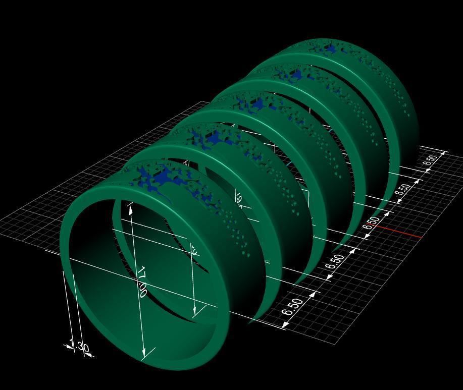 Rings Tree 3D print model_15