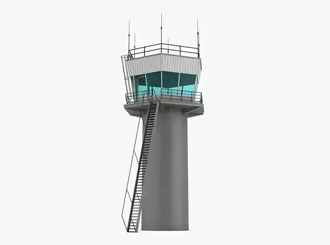 Airport Air Traffic Control Tower M 1