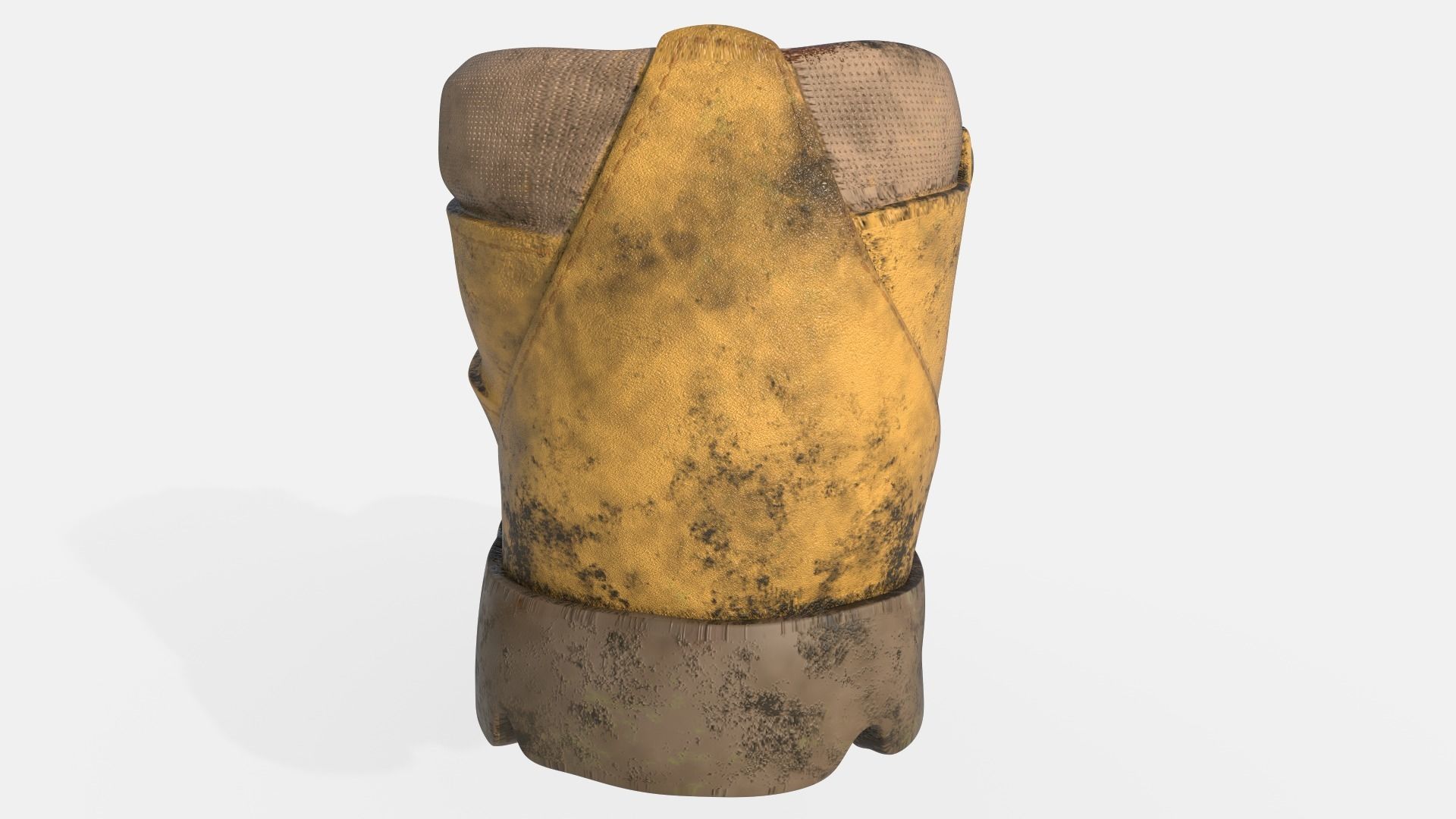 Work Boots Low-poly 3D model_14