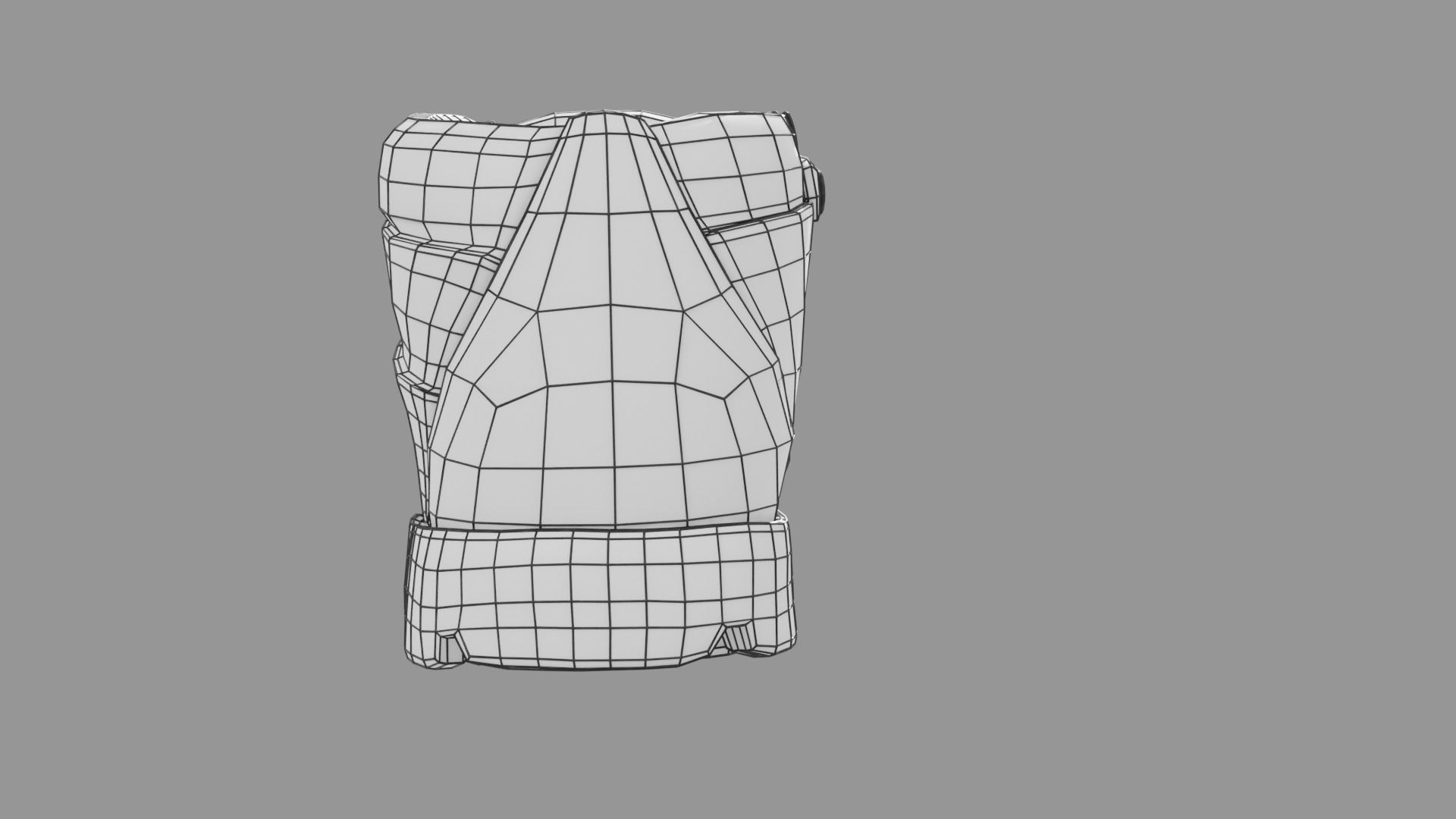 Work Boots Low-poly 3D model_20