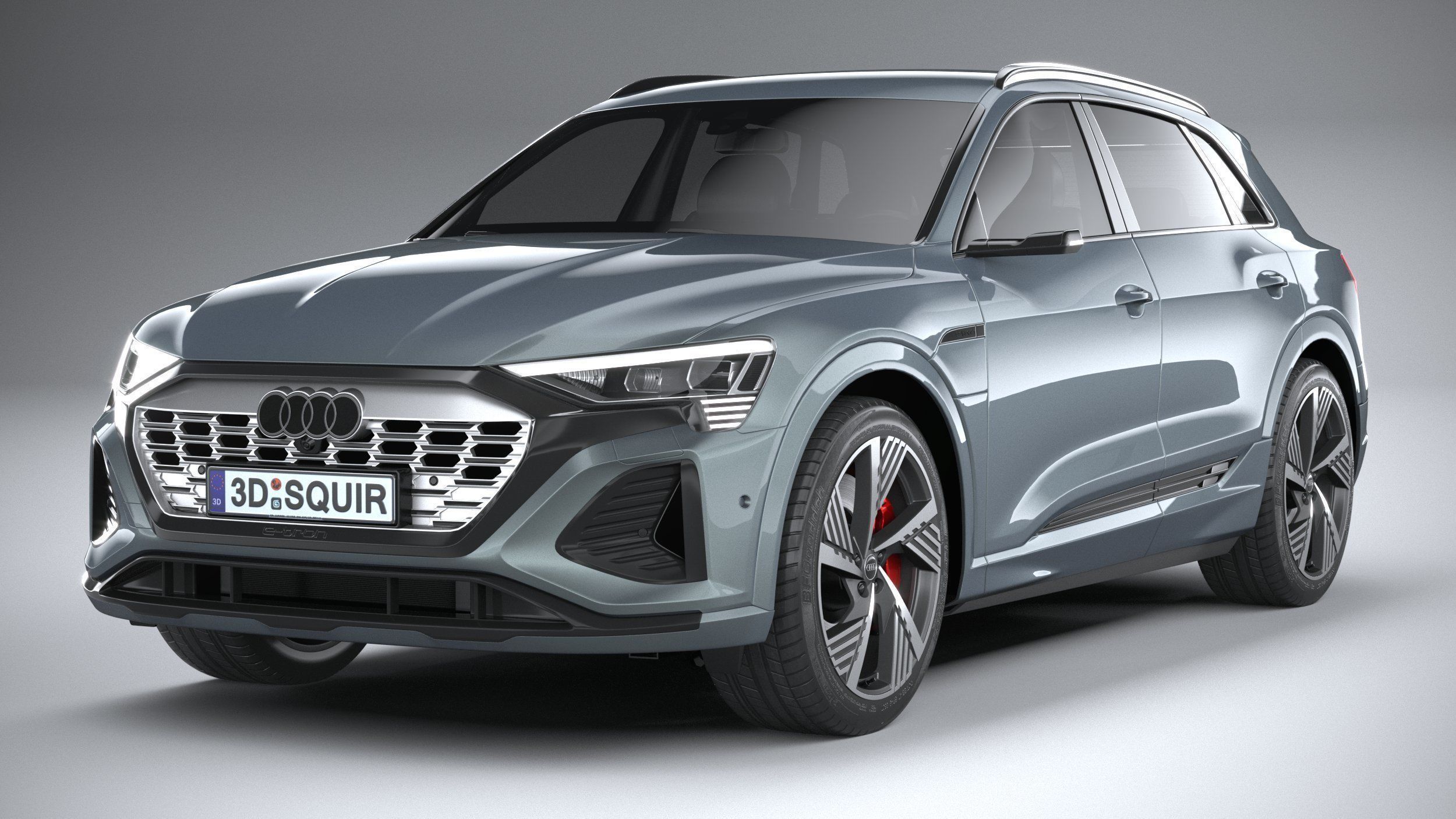 Audi Q8 SLine E-Tron 2024 3D model_2