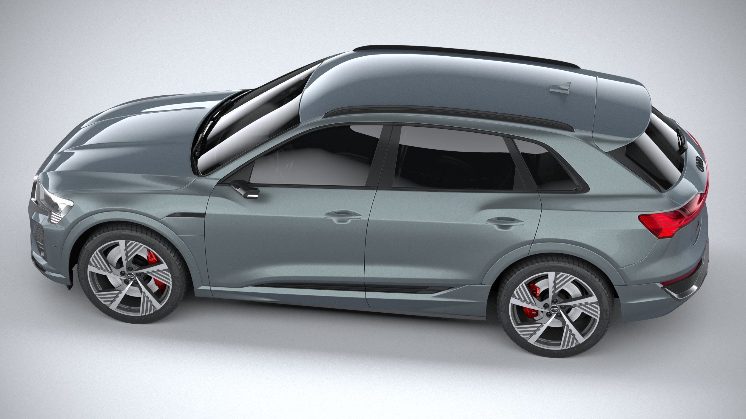 Audi Q8 SLine E-Tron 2024 3D model_9