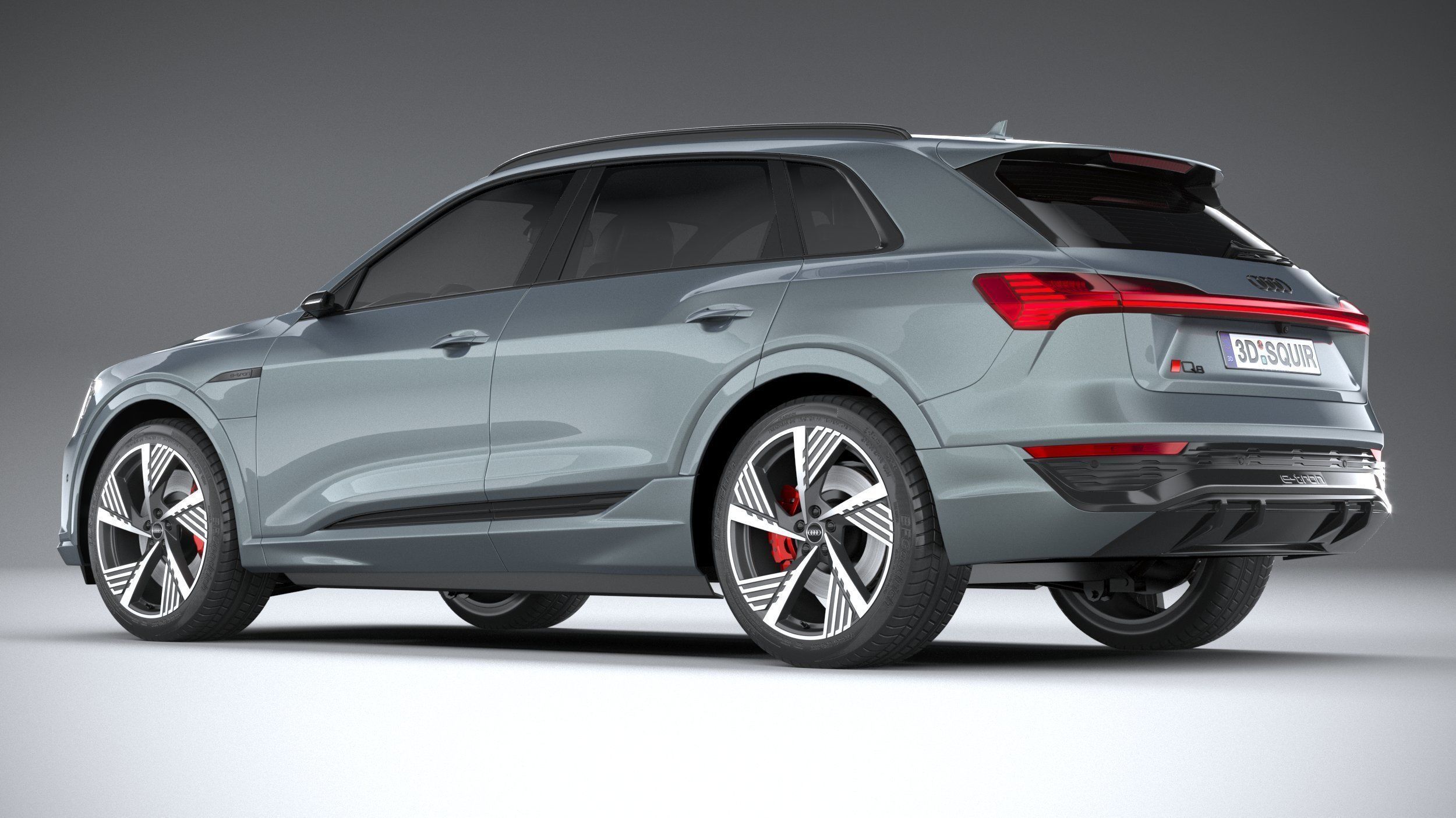Audi Q8 SLine E-Tron 2024 3D model_5