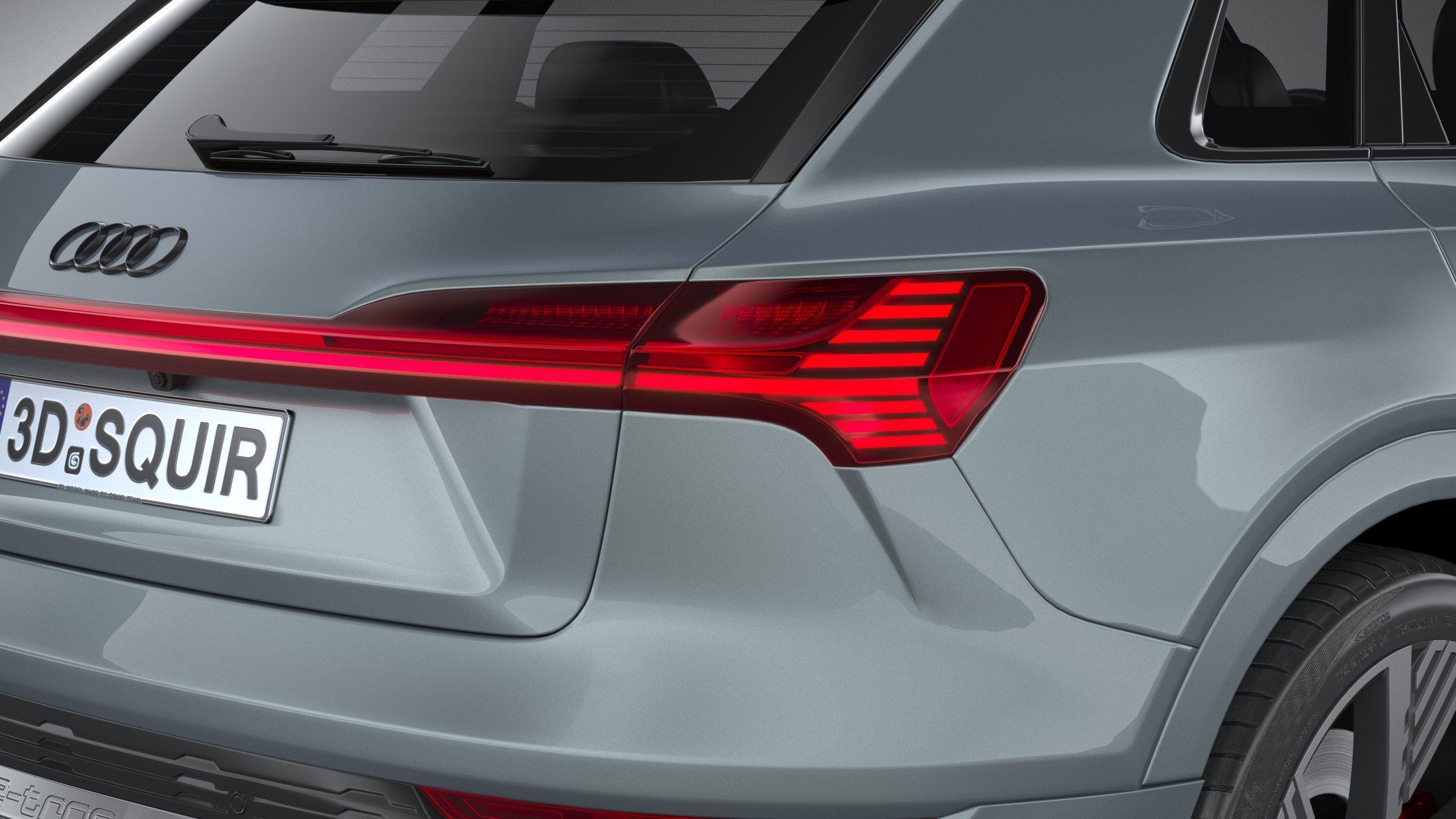 Audi Q8 SLine E-Tron 2024 3D model_18