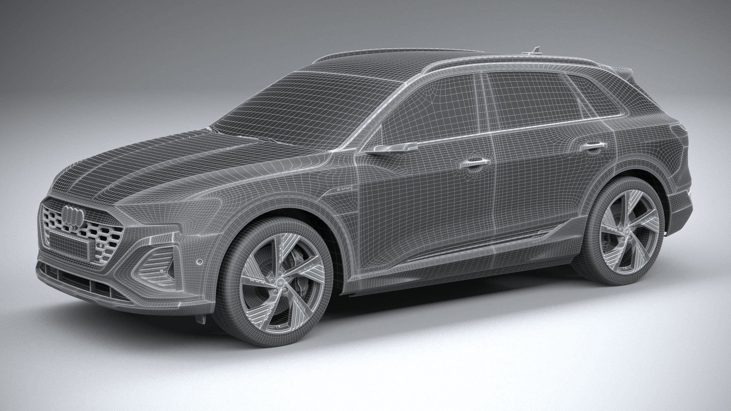 Audi Q8 SLine E-Tron 2024 3D model_26