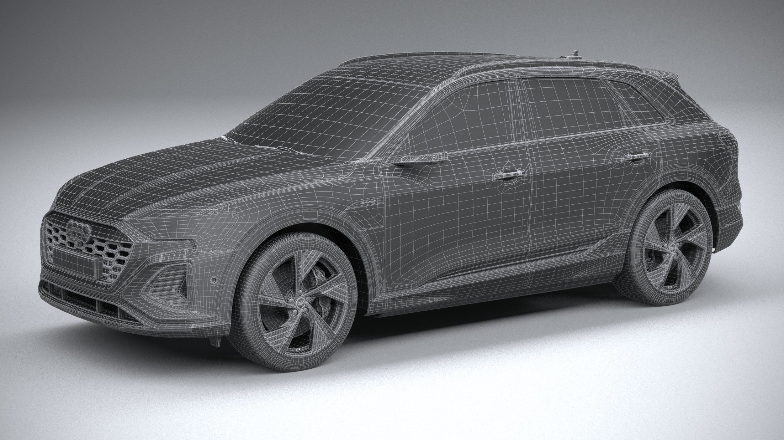 Audi Q8 SLine E-Tron 2024 3D model_28