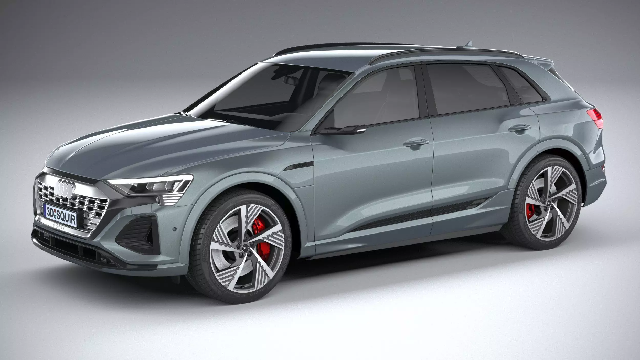 Audi Q8 SLine E-Tron 2024 3D model_0