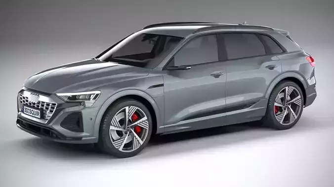 Audi Q8 SLine E-Tron 2024 3D model