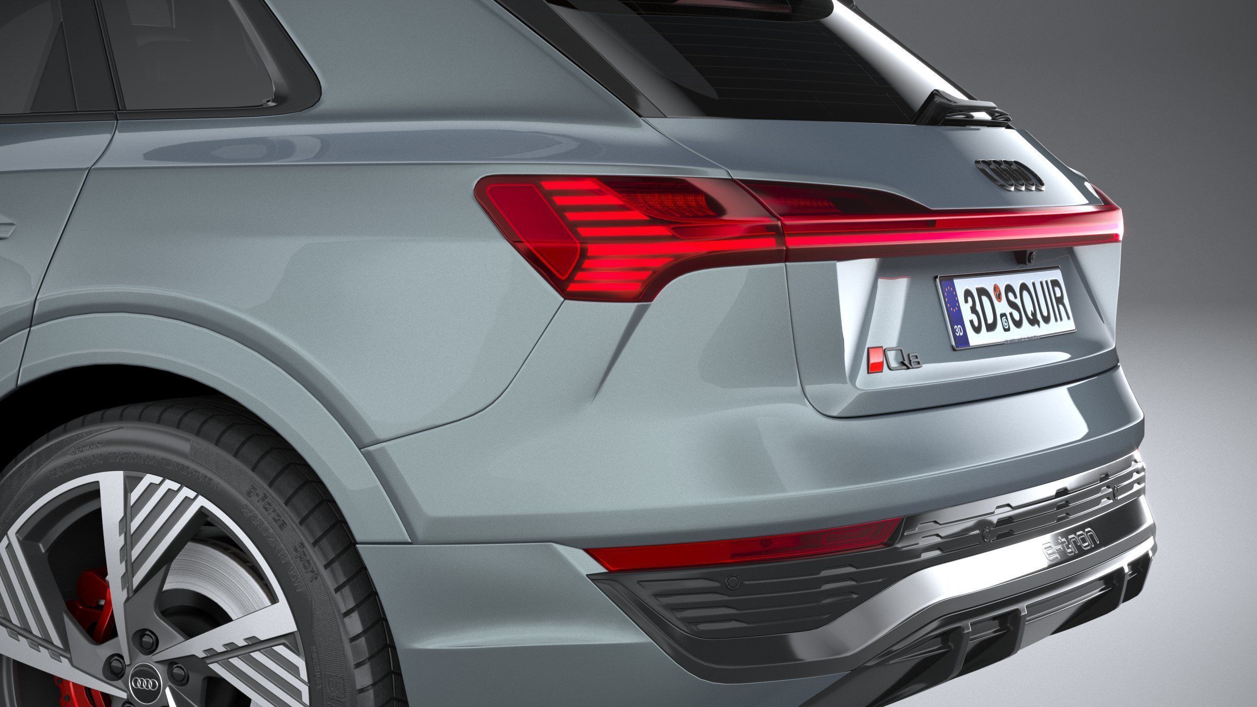 Audi Q8 SLine E-Tron 2024 3D model_6