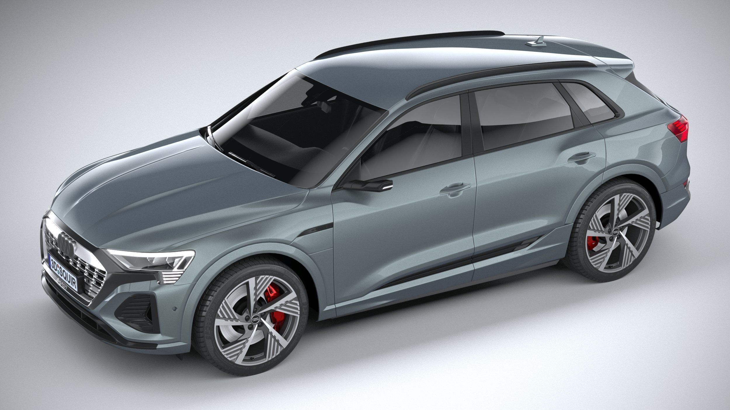 Audi Q8 SLine E-Tron 2024 3D model_7