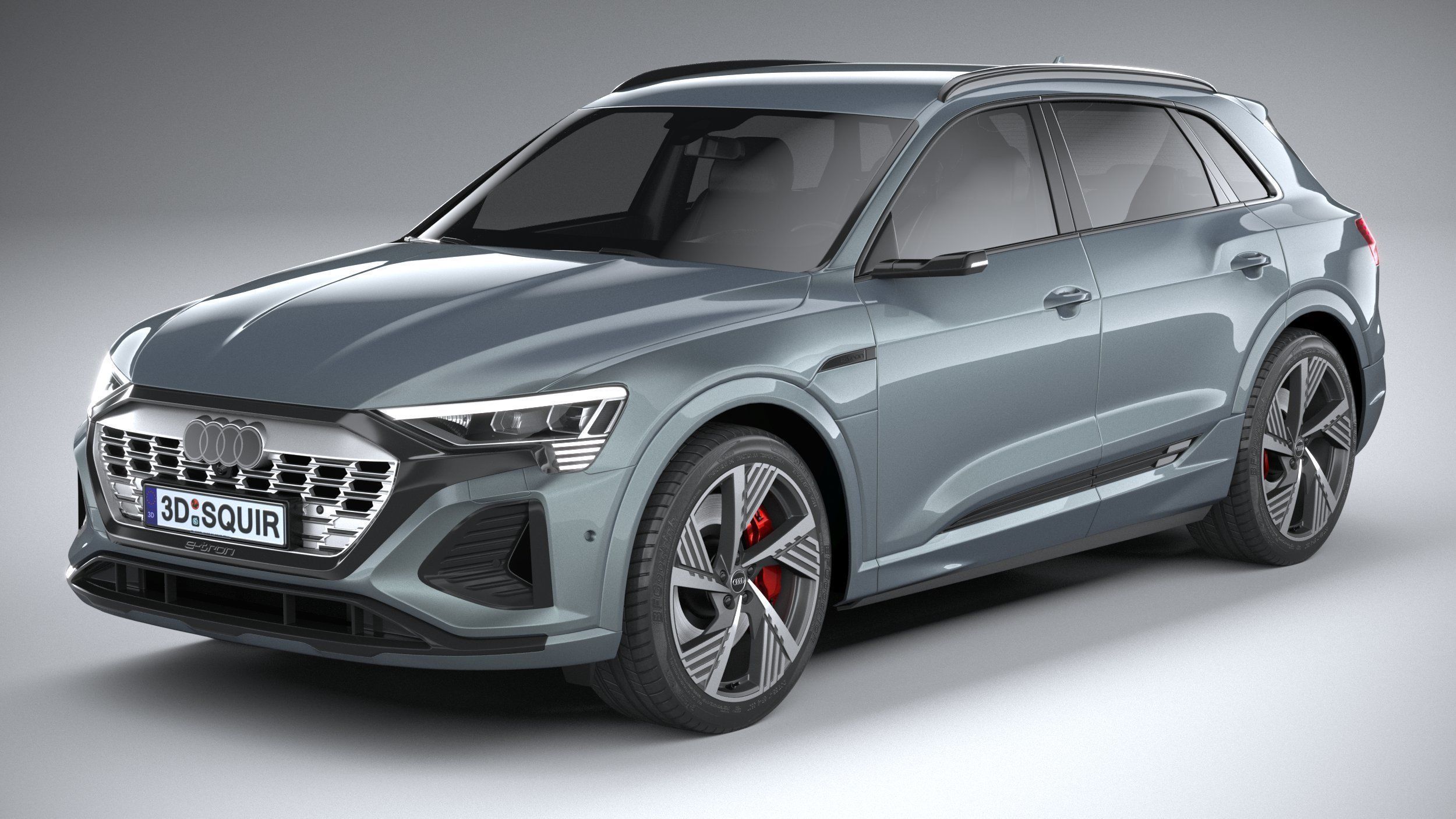 Audi Q8 SLine E-Tron 2024 3D model_1