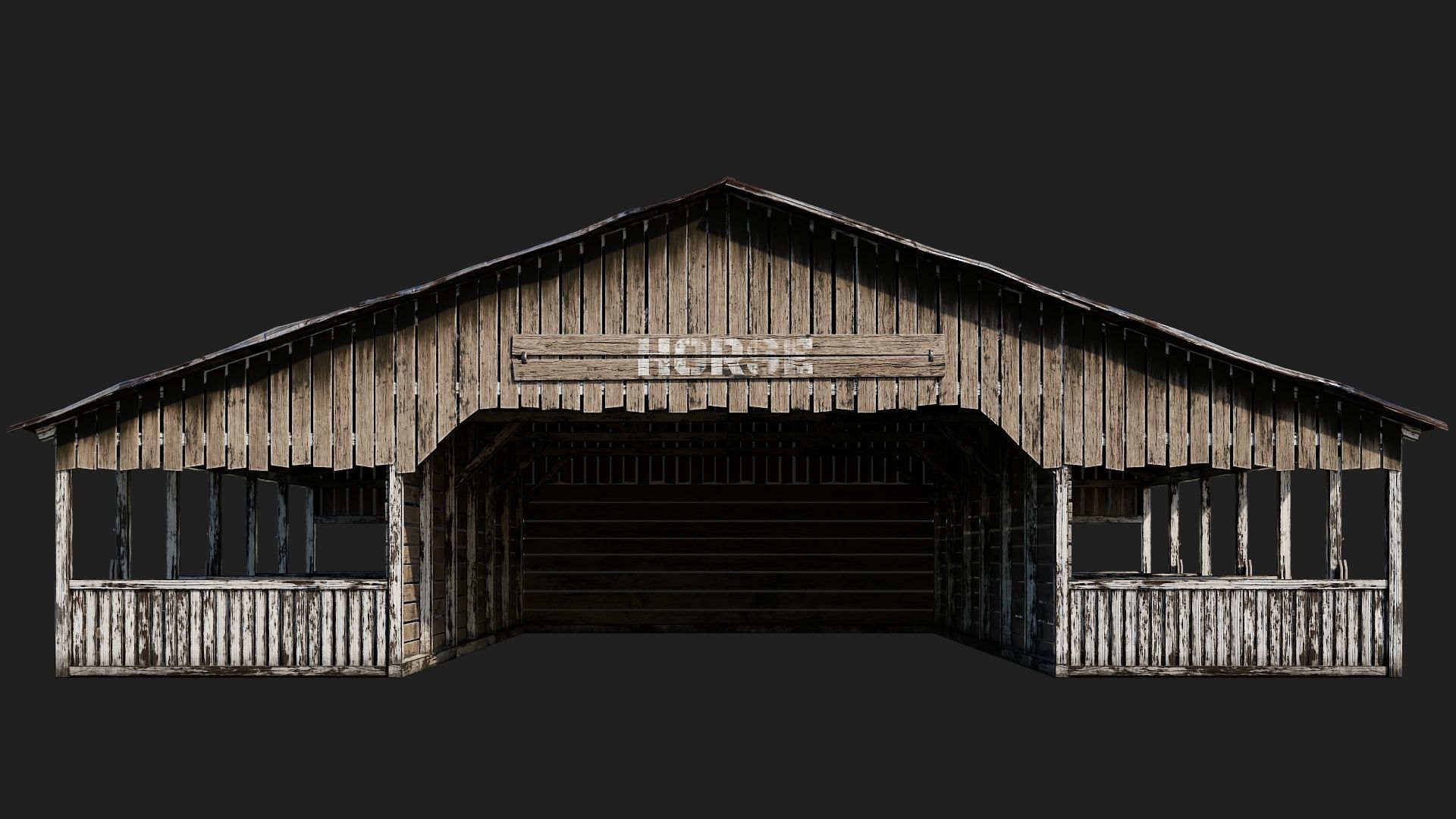 13-14-15-16 - Farm Buildings 4K PBR GameReady Low-poly 3D model_9