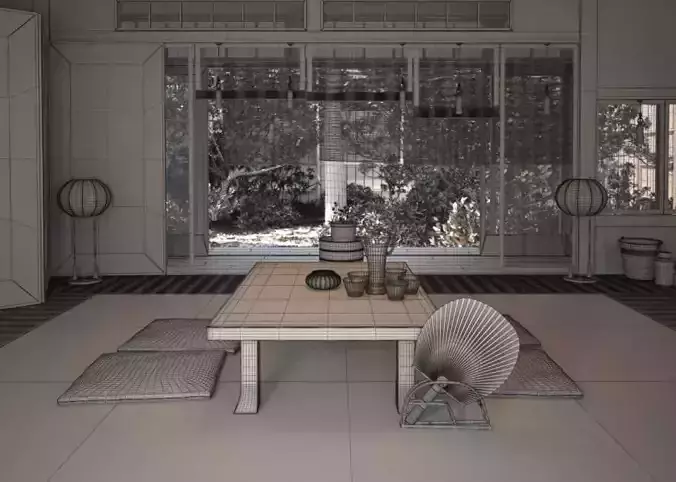 Chinese Style Dining Room