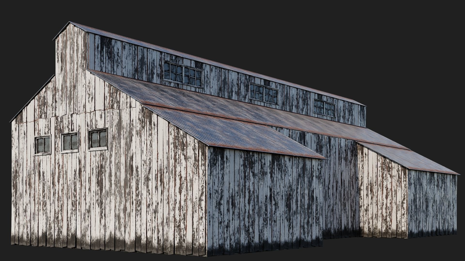 21-22-23-24 - Farm Buildings 4K PBR GameReady Low-poly 3D model_34