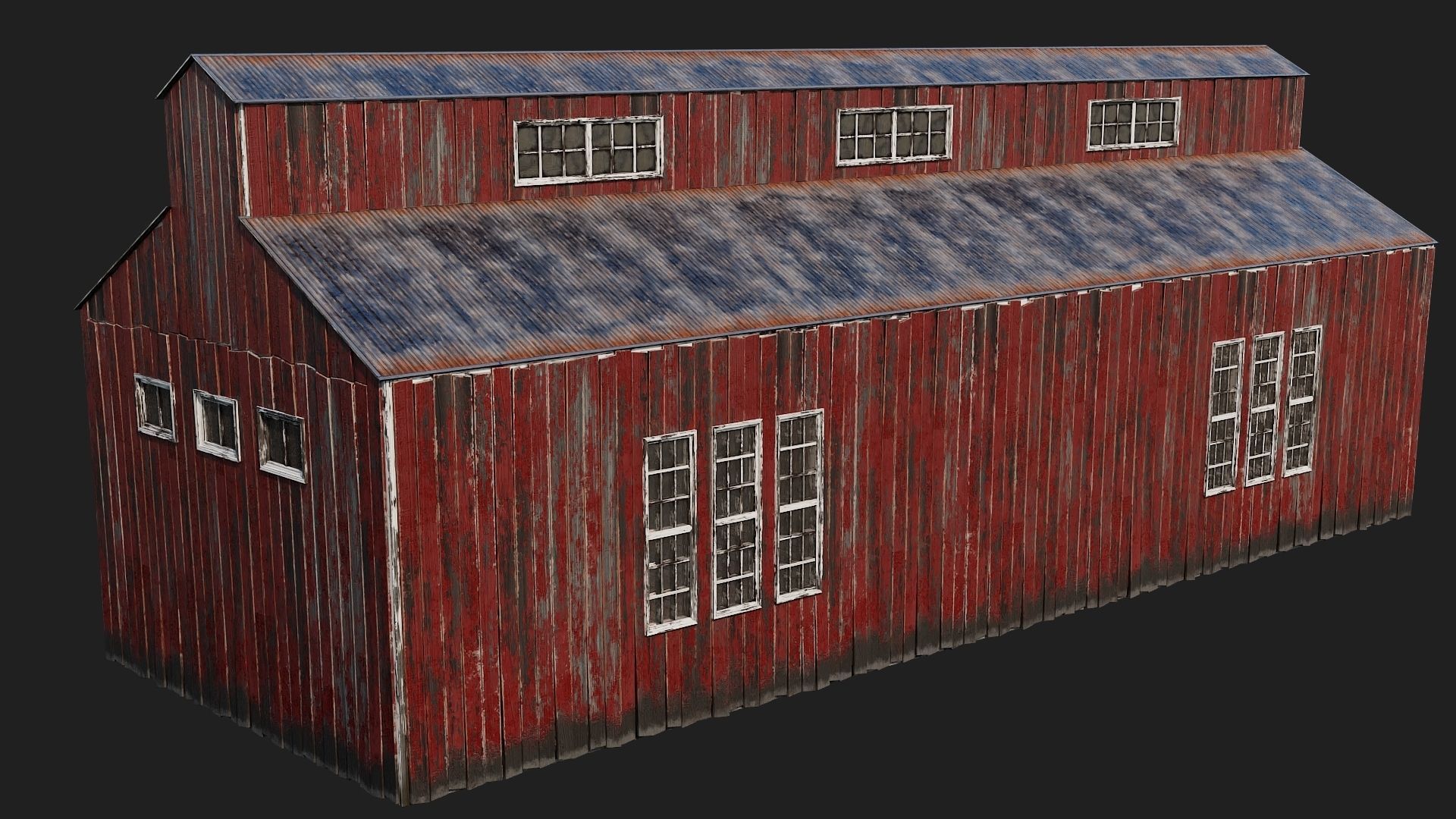 21-22-23-24 - Farm Buildings 4K PBR GameReady Low-poly 3D model_14