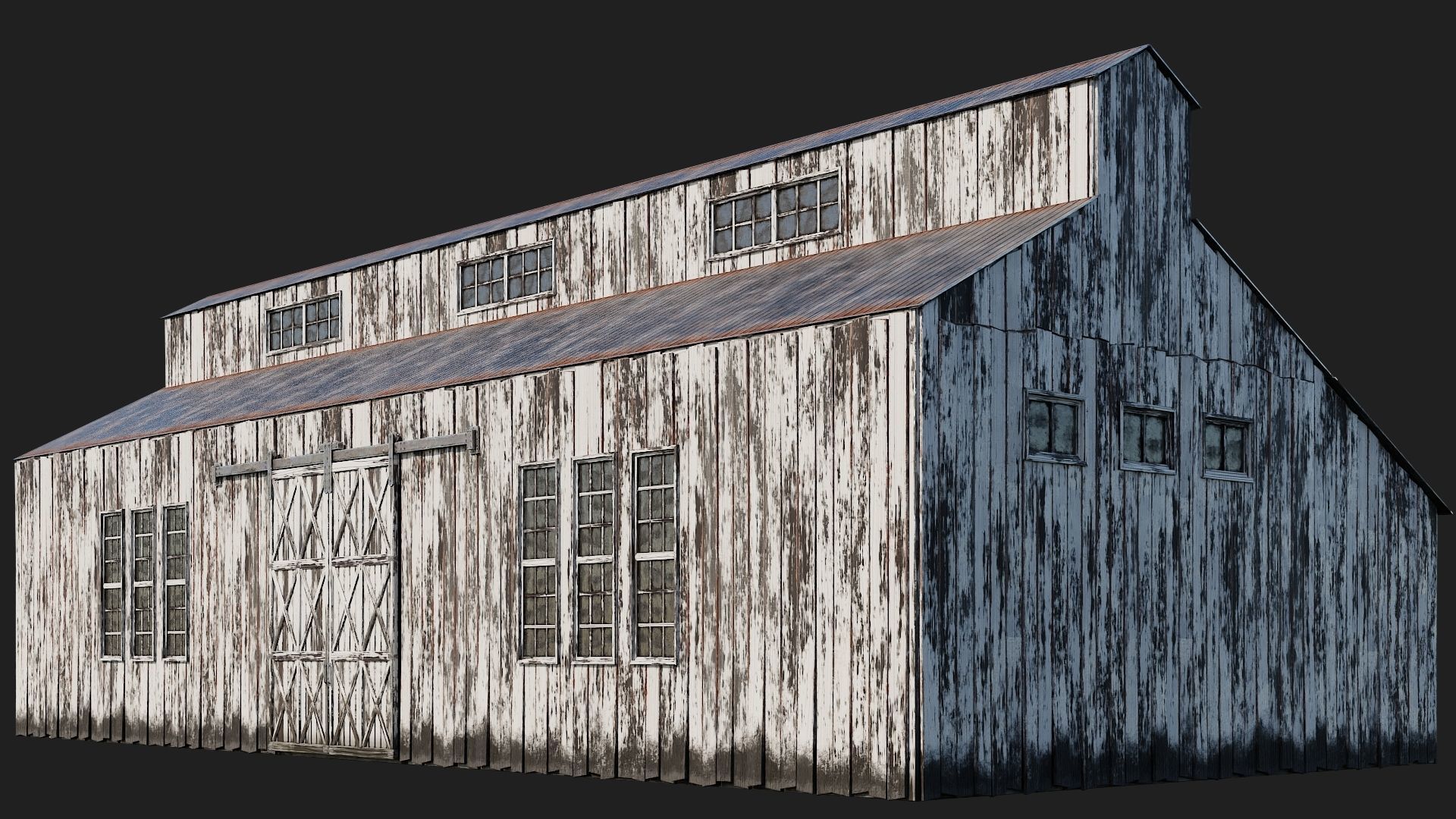 21-22-23-24 - Farm Buildings 4K PBR GameReady Low-poly 3D model_33