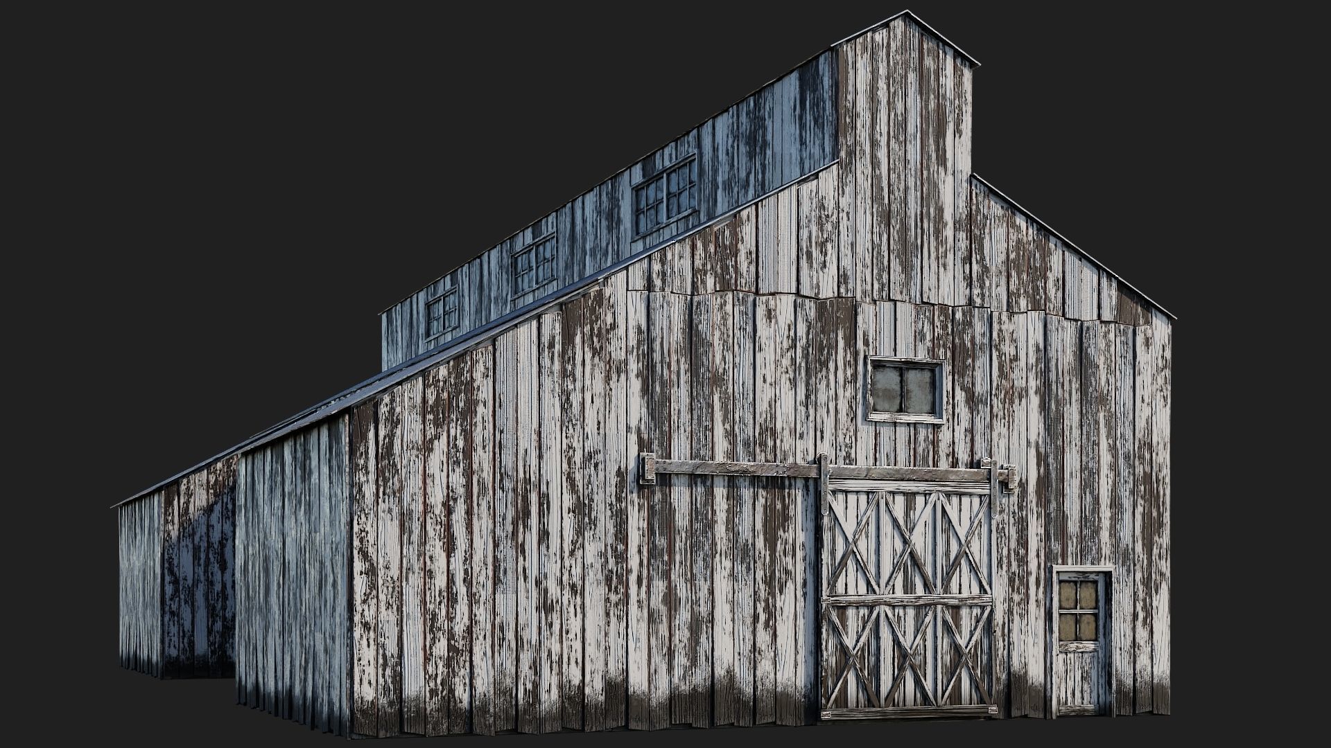 21-22-23-24 - Farm Buildings 4K PBR GameReady Low-poly 3D model_37