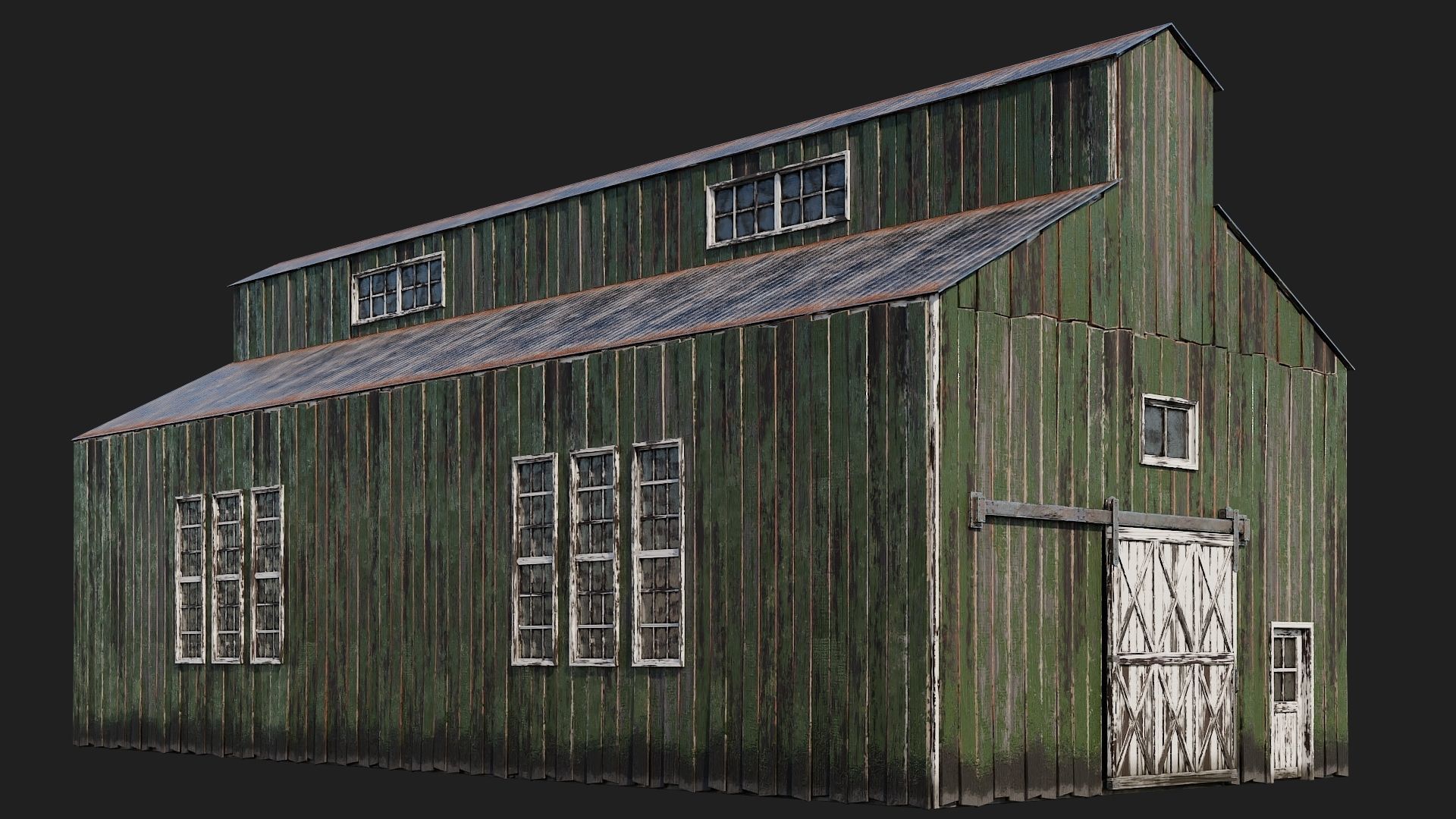 21-22-23-24 - Farm Buildings 4K PBR GameReady Low-poly 3D model_18