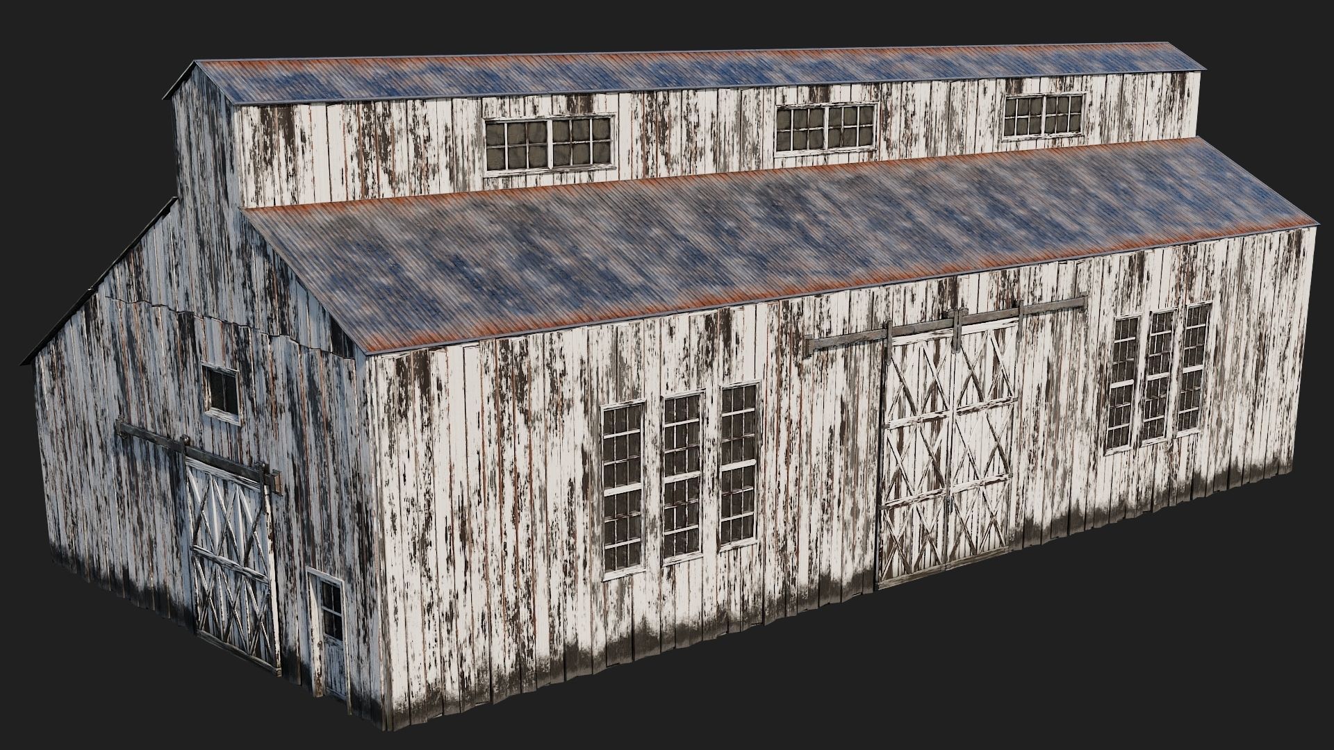 21-22-23-24 - Farm Buildings 4K PBR GameReady Low-poly 3D model_38