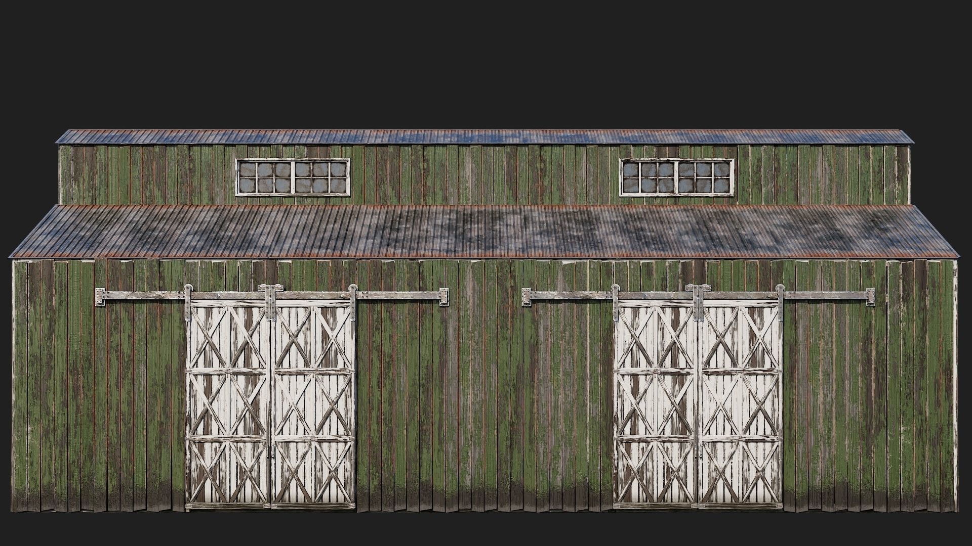 21-22-23-24 - Farm Buildings 4K PBR GameReady Low-poly 3D model_19