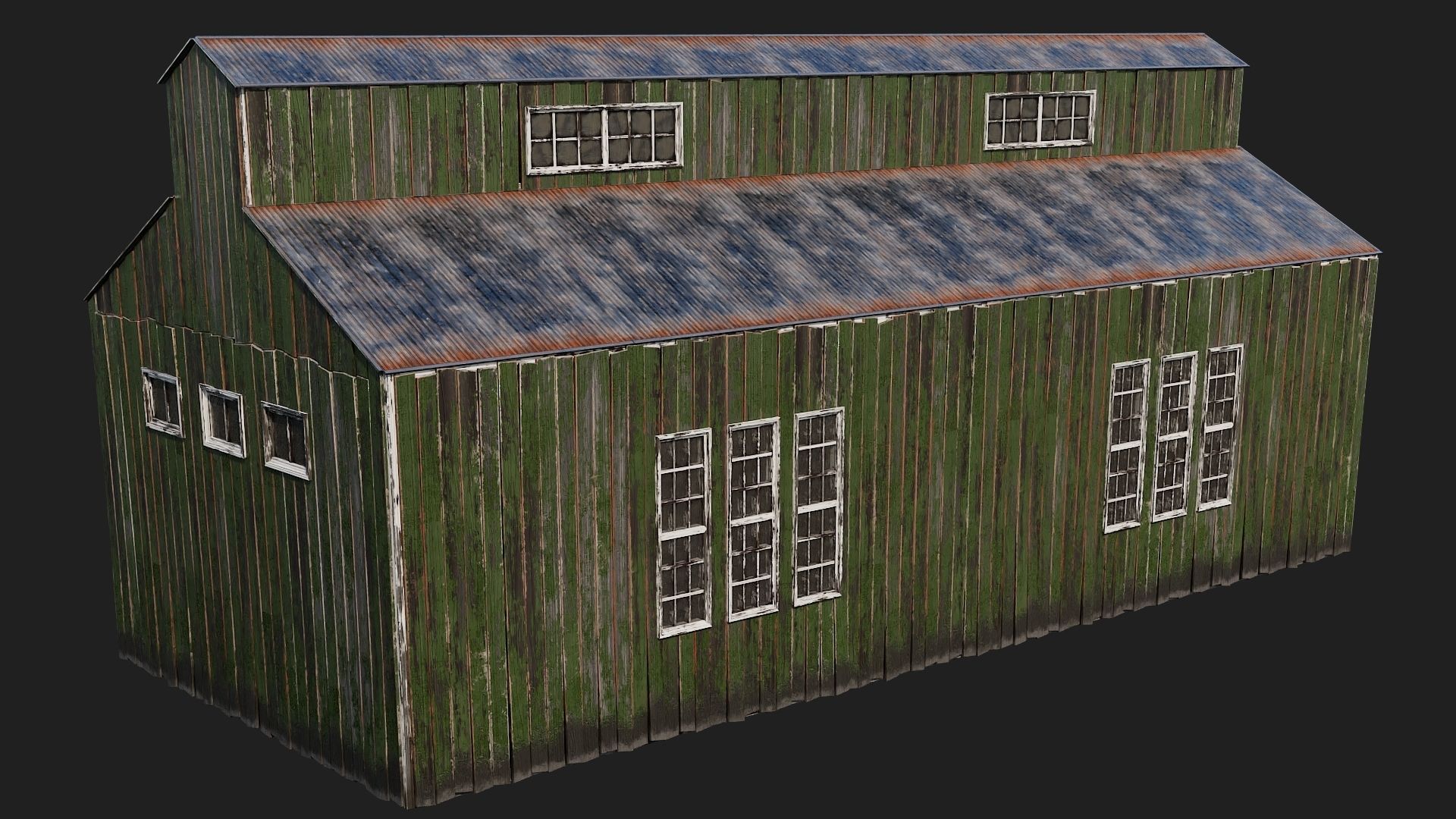 21-22-23-24 - Farm Buildings 4K PBR GameReady Low-poly 3D model_22