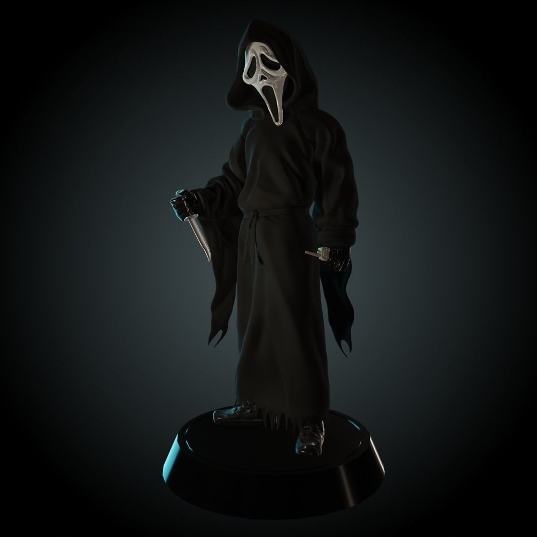 Ghostface - collectible 3D print model_12