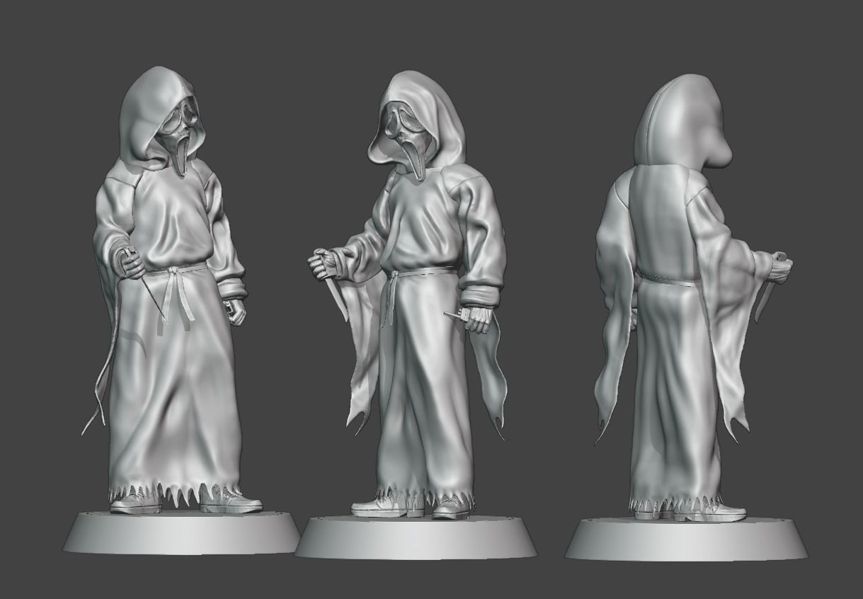 Ghostface - collectible 3D print model_4