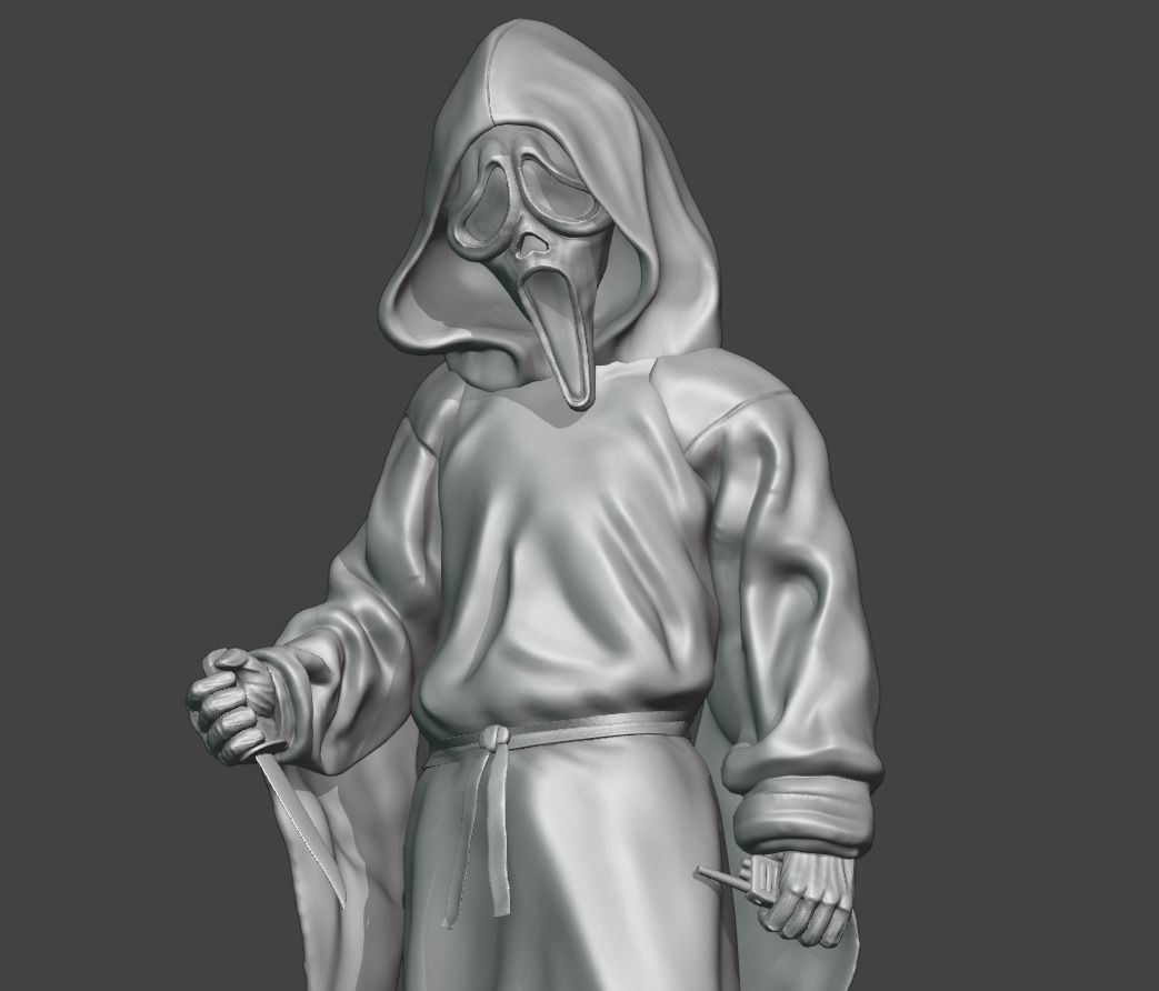 Ghostface - collectible 3D print model_11