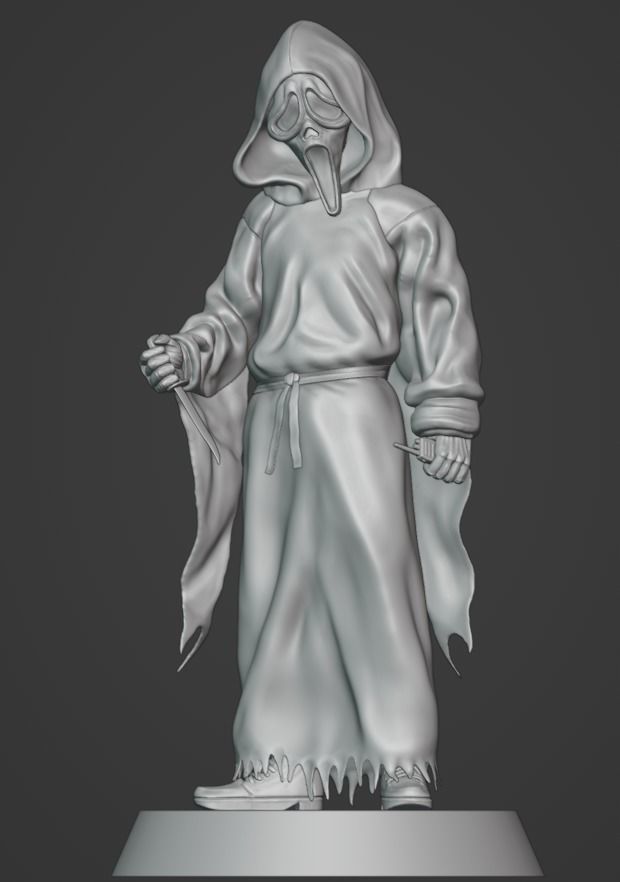 Ghostface - collectible 3D print model_20