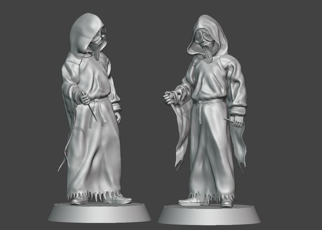 Ghostface - collectible 3D print model_1
