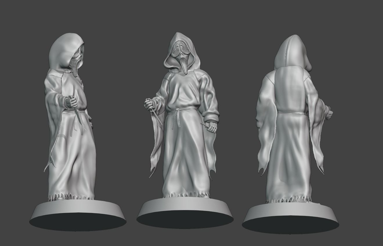 Ghostface - collectible 3D print model_3