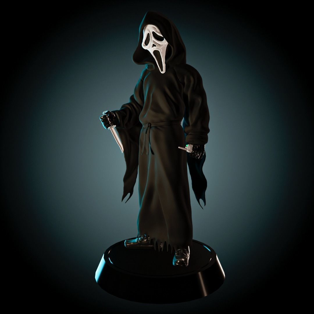 Ghostface - collectible 3D print model_23