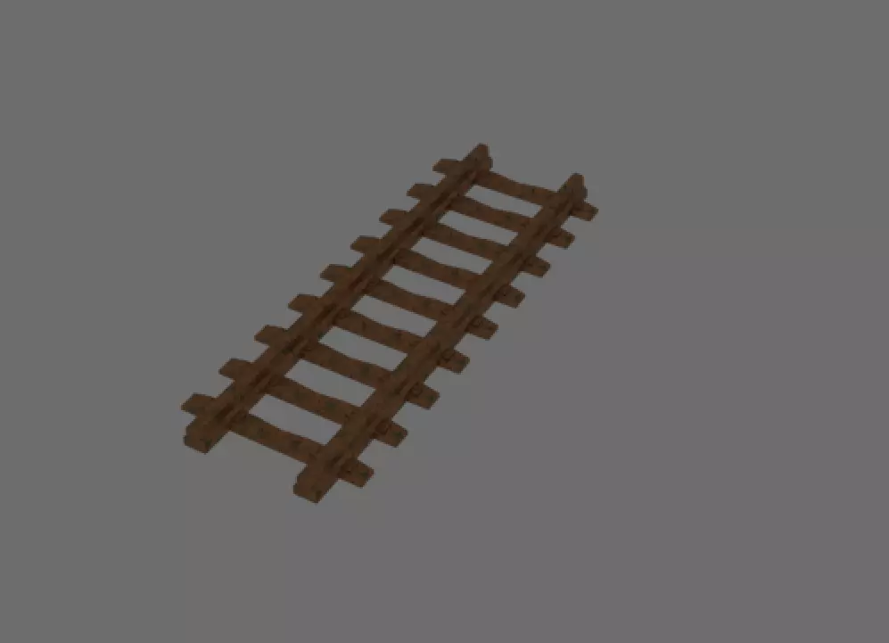 Railway 3D model
