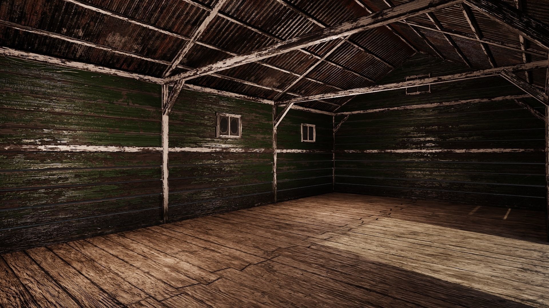 25-26-27-28 - Farm Buildings 4K PBR GameReady Low-poly 3D model_5