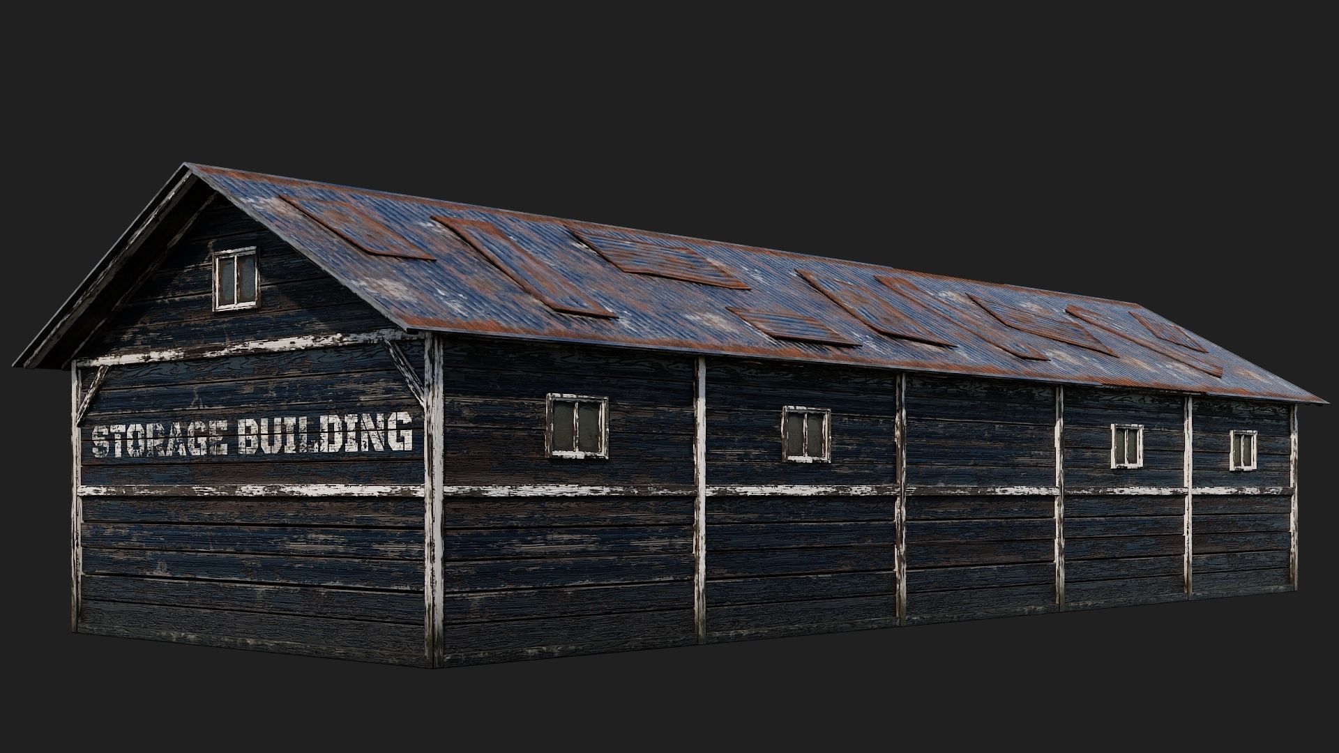 25-26-27-28 - Farm Buildings 4K PBR GameReady Low-poly 3D model_25