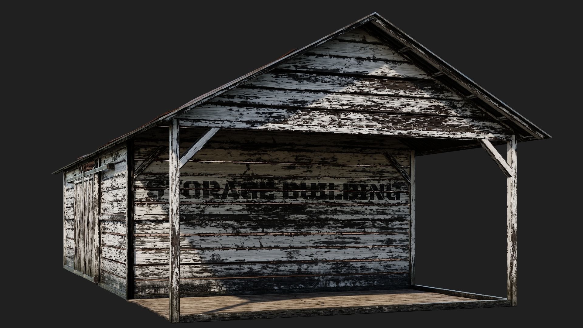 25-26-27-28 - Farm Buildings 4K PBR GameReady Low-poly 3D model_37