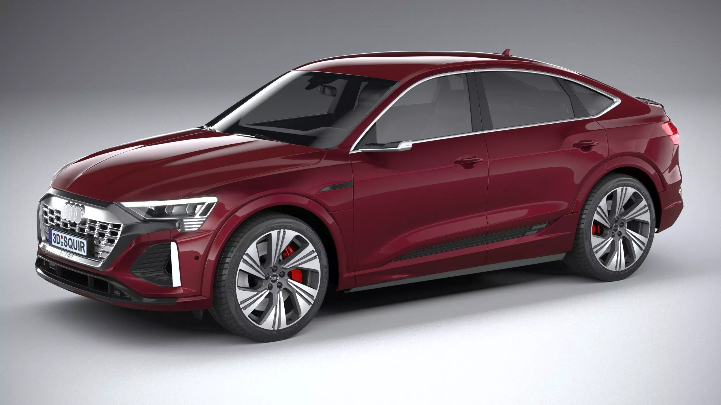 Audi Q8 SLine E-Tron Sportback 2024 3D model
