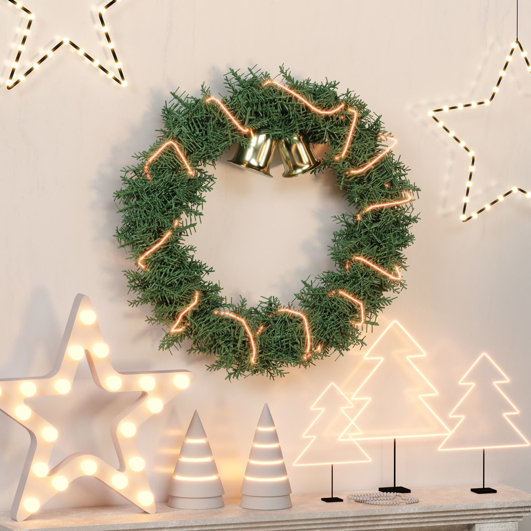 Christmas Decor Set 18 3D model_3