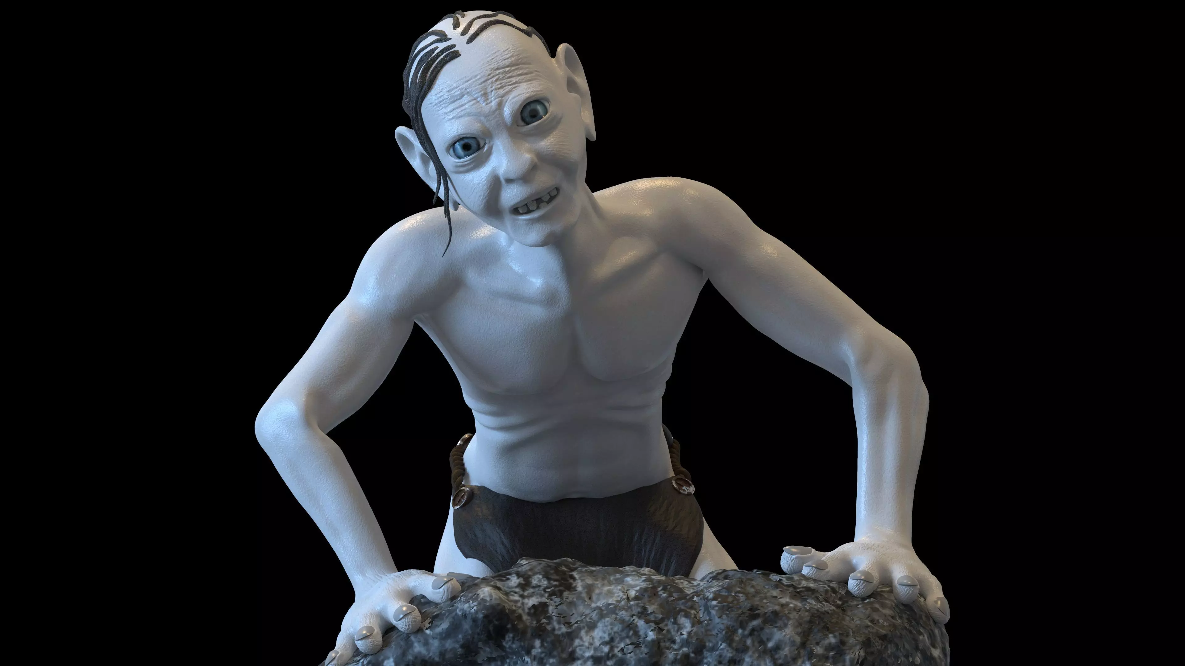 Gollum - Smeagol Ready to print 3D print model